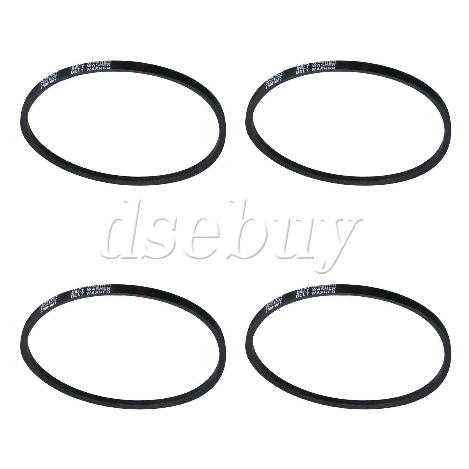 ya 26 4 Pieces Black Washer Drive Belts Replacement for WP27001007VP 37820 28.54 