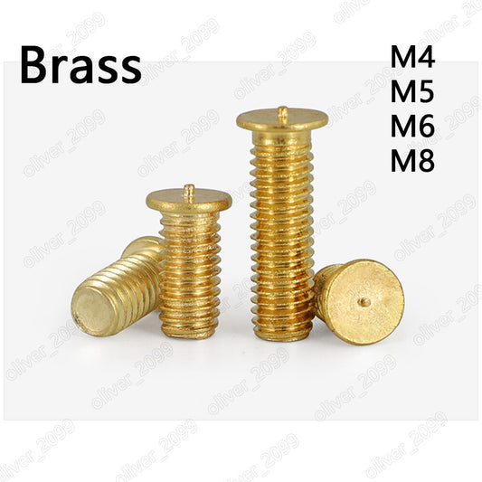 Brass Weld Studs for Capacitor Discharge Welding M4 M5 M6 M8