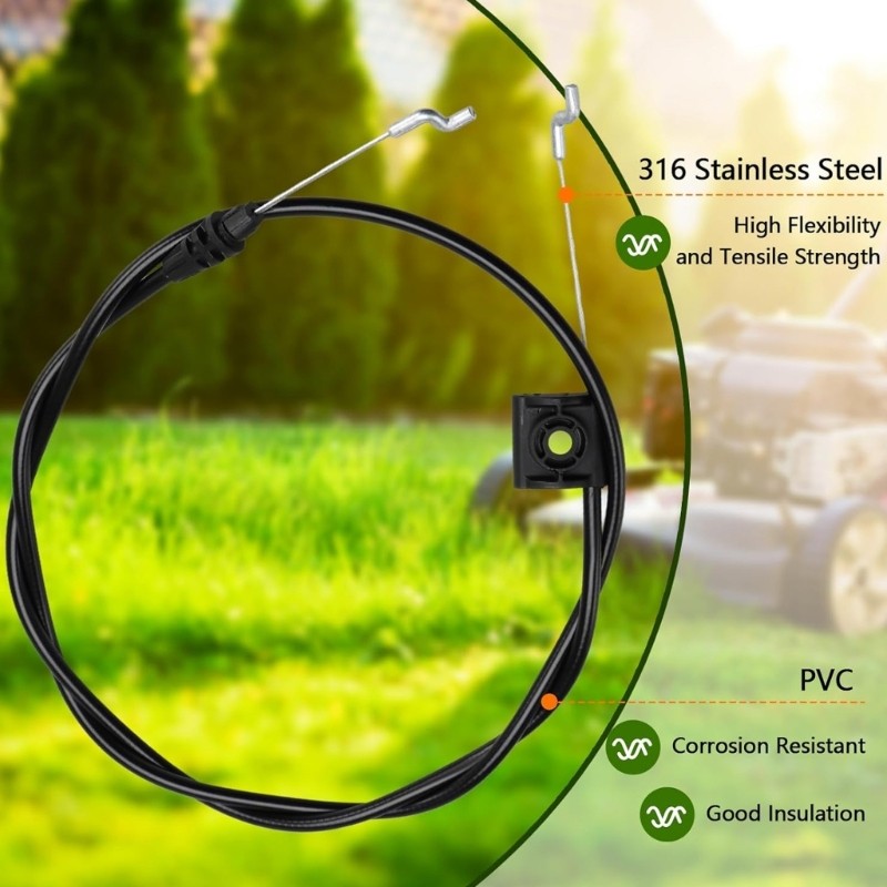 ya 14 Long Lasting Brake Cable Stainless Steel Construction Weatherproof PVC Fit