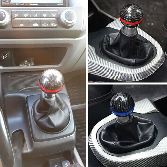 ya 1 8.5.4 Car Shift Knob 5 Speed Mugen Red Carbon Fiber 1.50 Thread Pattern for 