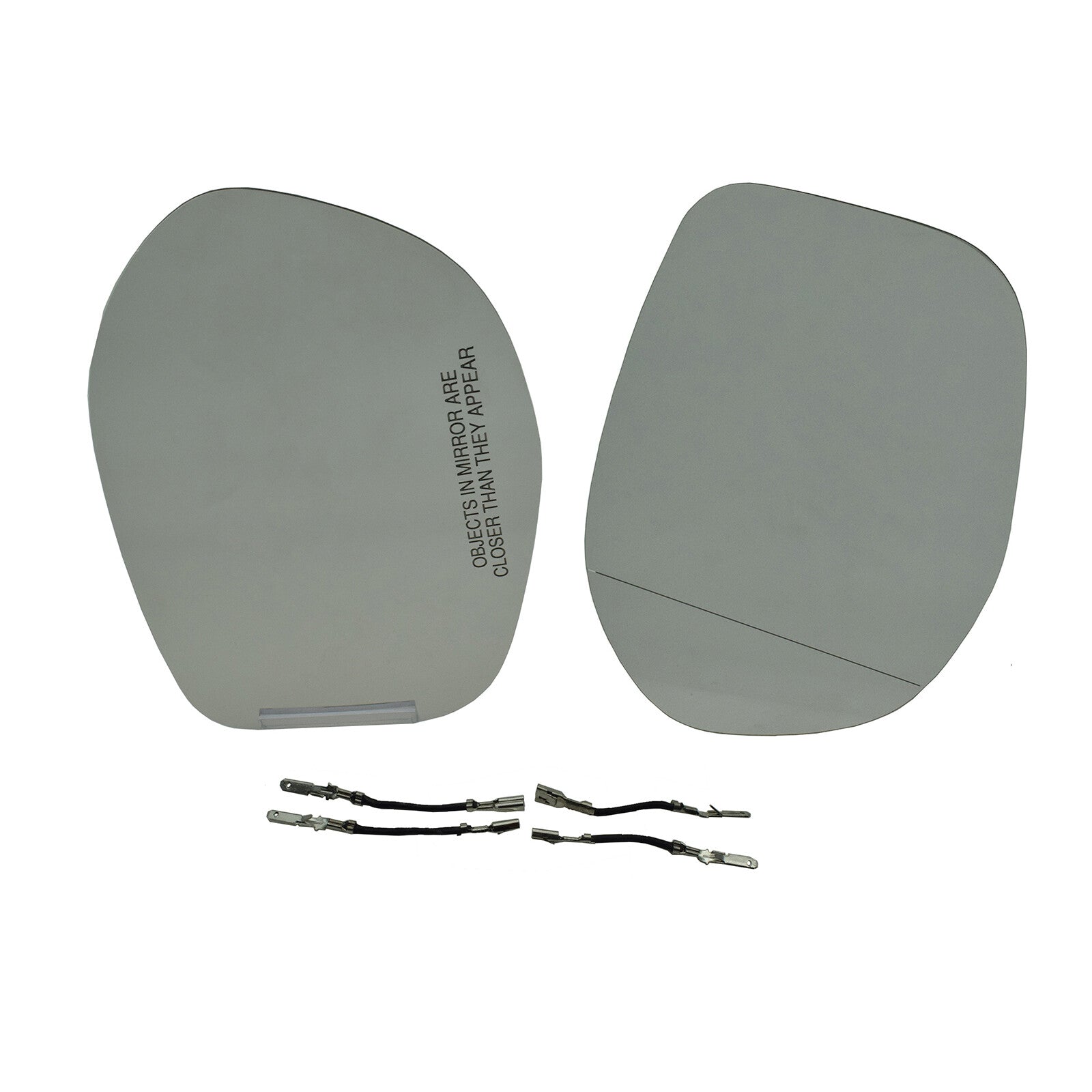ya 1 8.5.4 Driver and Passenger Side Heated Mirror Glass Pair Fits 2014 - 2017 for Honda Odyssey 