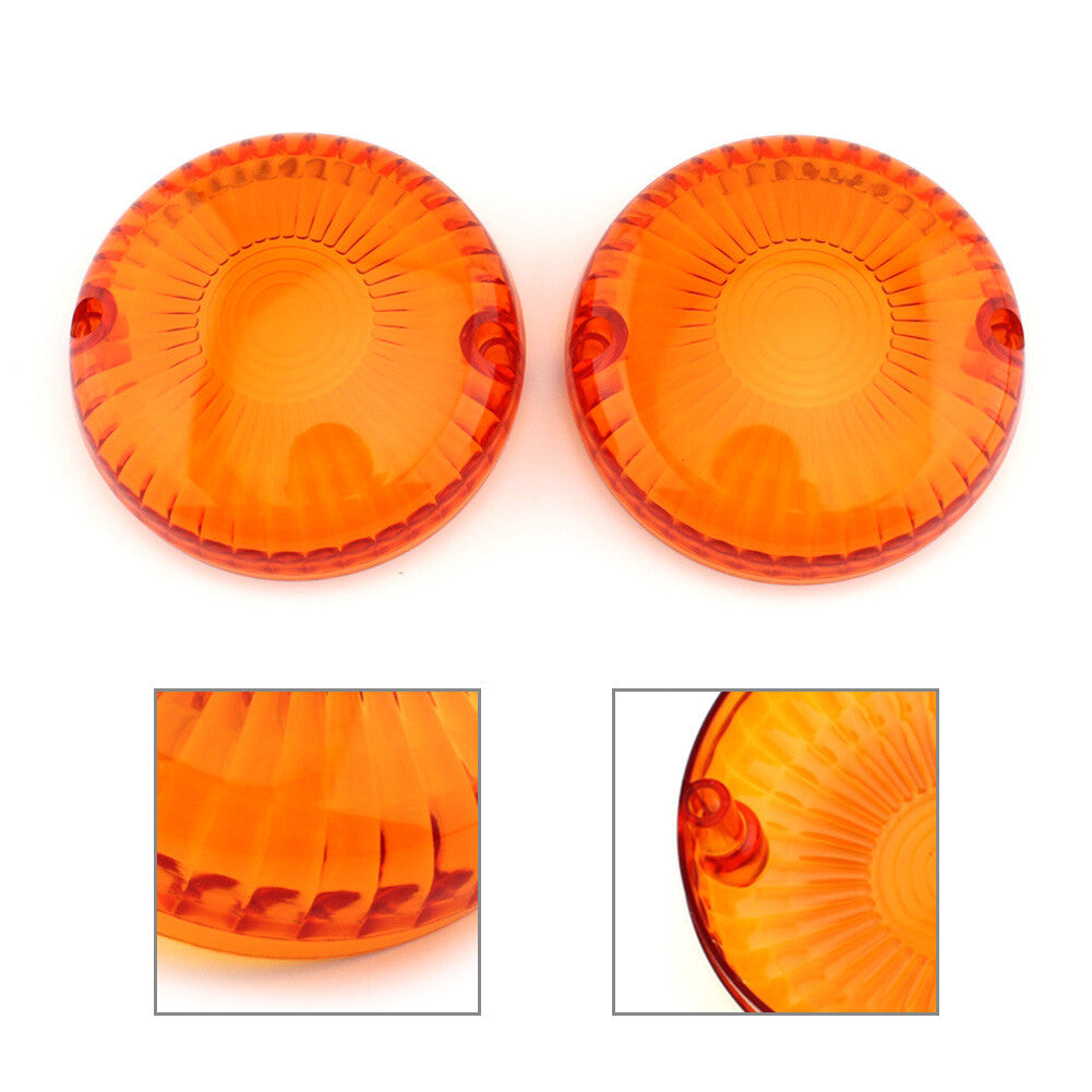 ya 5 8.7 for Yamaha V Star 650 1100 Vmax 1200/1700 Orange Turn Signal Light Lens Cover