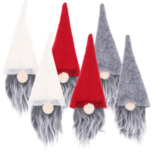 ya 25 6PCS Decorative Wine Decors Xmas Gnome Delicate Bottle Covers Wine Accessory