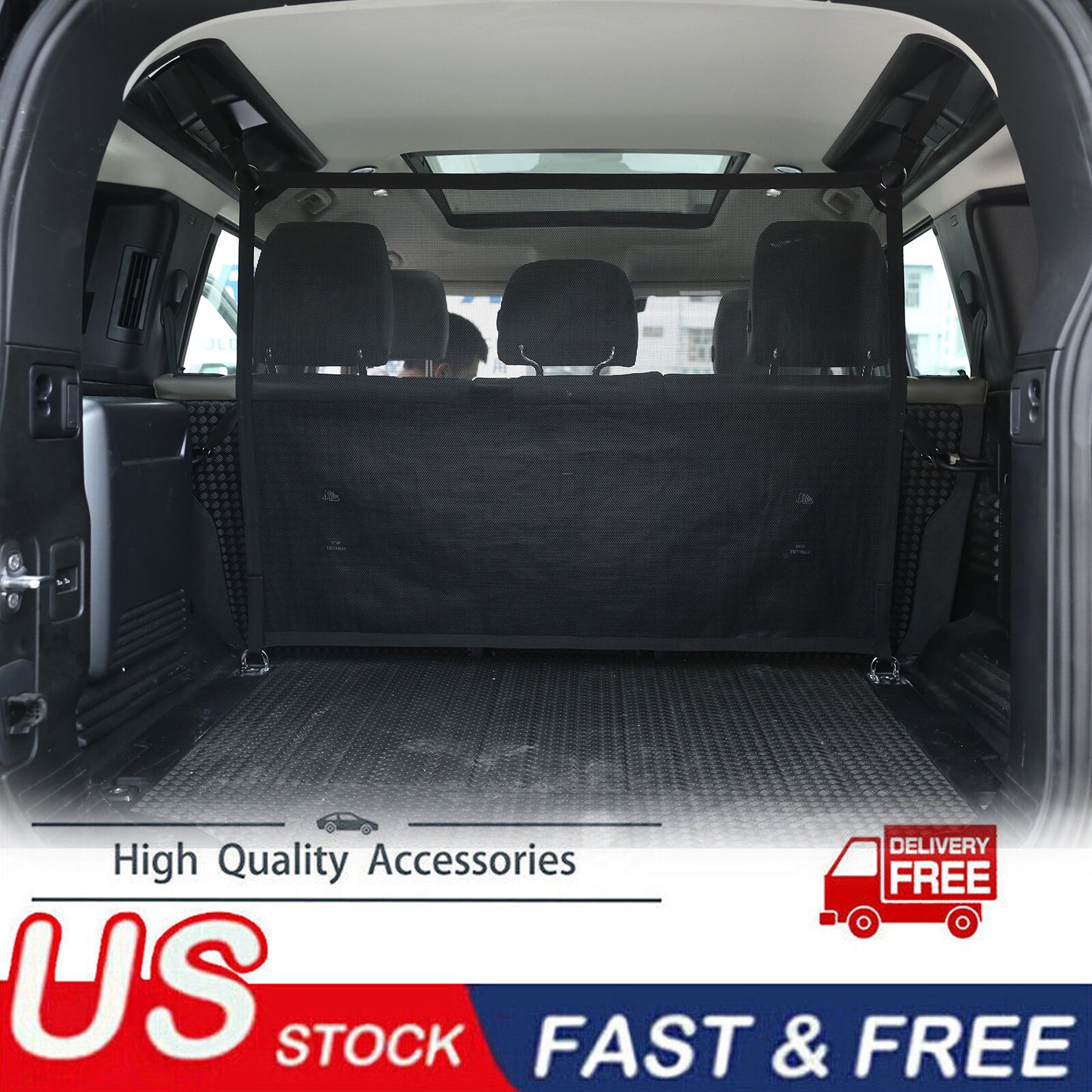 ya 5 6.16.2 Rear for SEAT trunk divider cargo net barrier for for Land Rover for Defender 90/110 USA