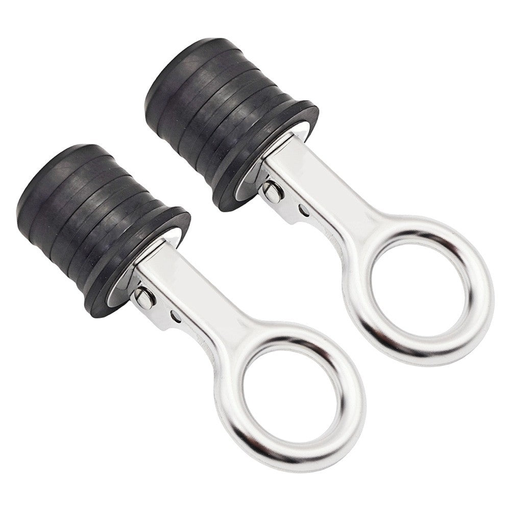 ya 14 Stainless Steel Rubber Drain Stopper Seal 2 Pack for Lawn Rollers and For Boats