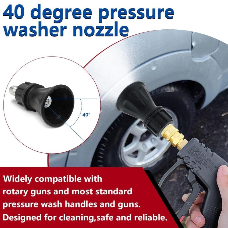 ya 26 40 De Pressure Washer Nozzle 1/4 Foot Fast Link Permanent Untarnished