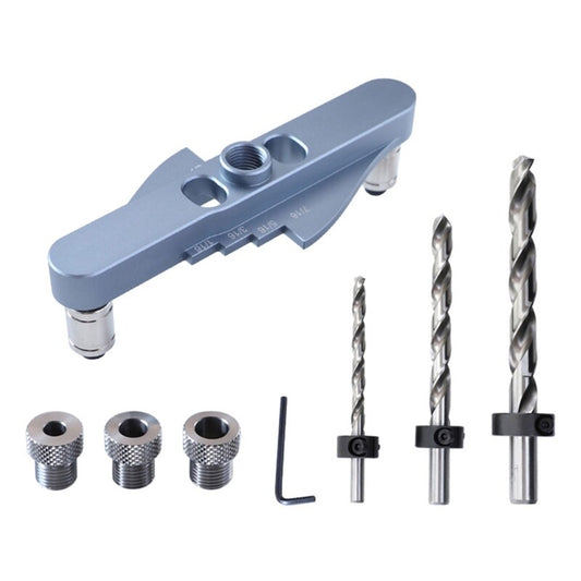 ya 17 Self-Centering Dowel Device Drill Guide Puncher Locator for Woodworking