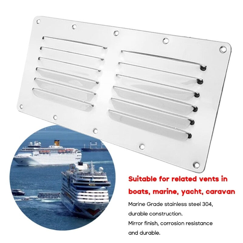 ya 26 Louvered Vent Grille tangular Air Venting Panel Grille for Marine Yacht RV