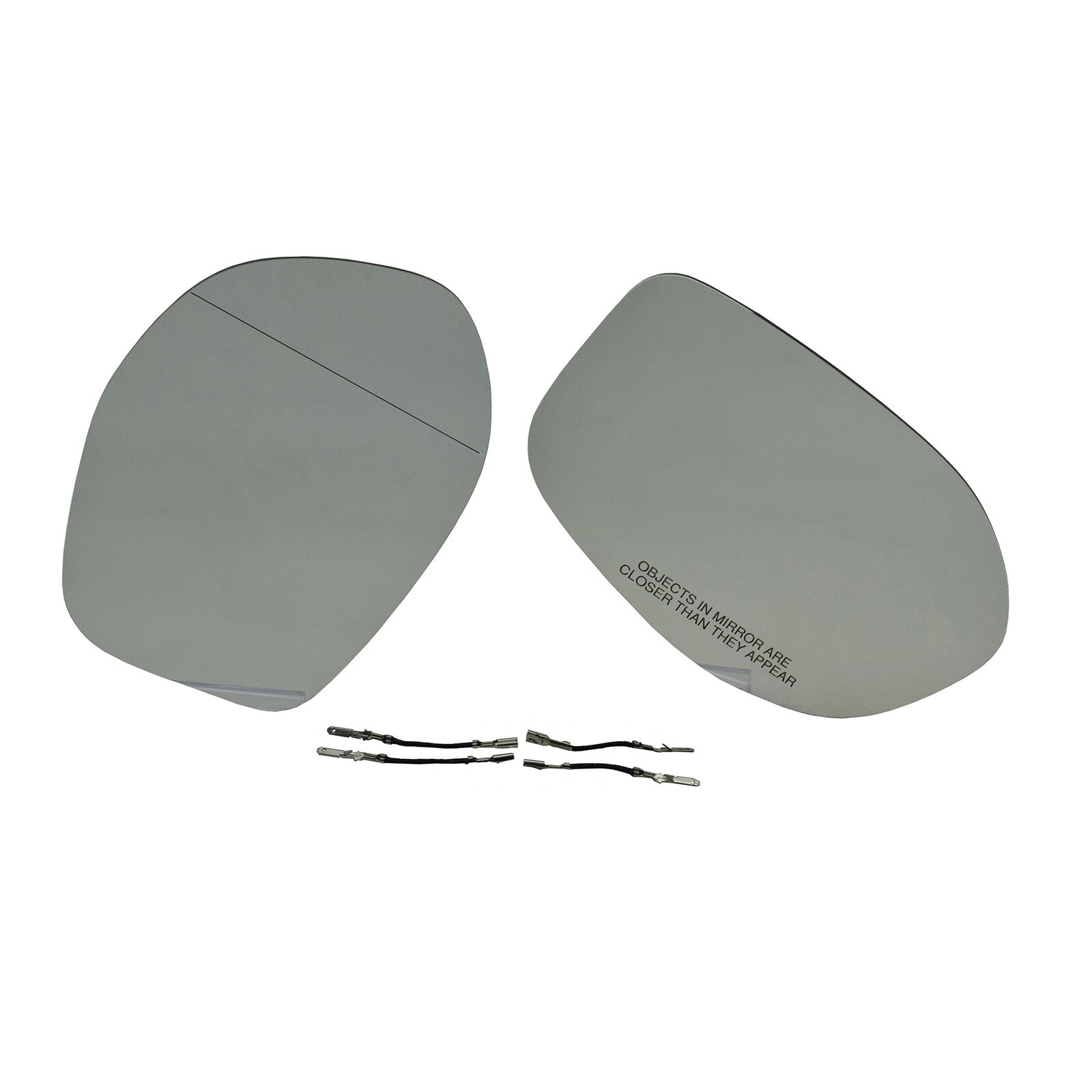 ya 1 8.5.1 Driver and Passenger Side Heated Mirror Glass Pair Fits 2014 - 2017 for Honda Odyssey 
