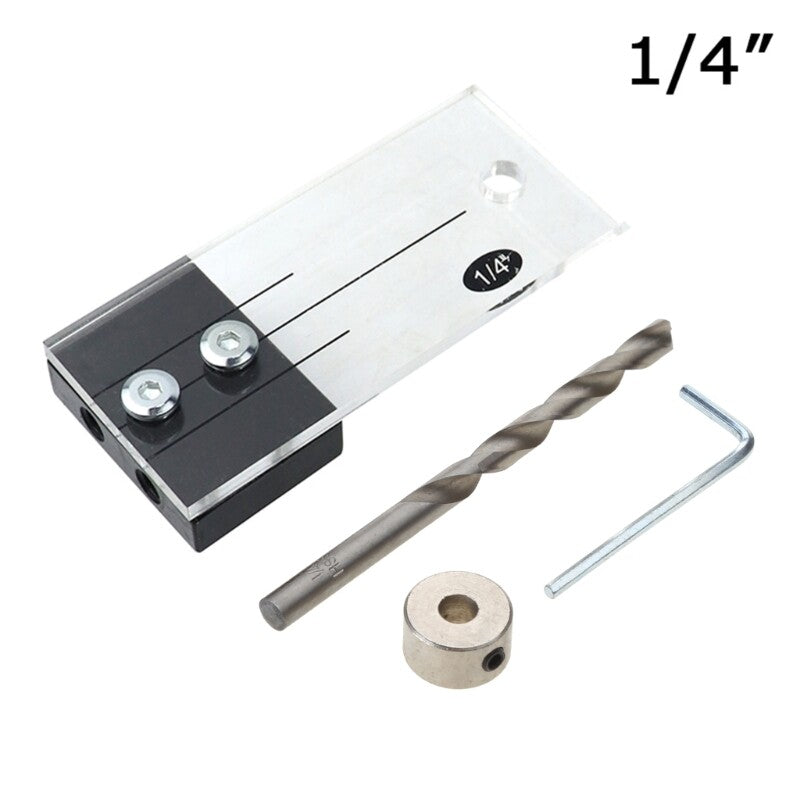 ya 17 Pocket Hole Jig Hole Locator DIY Woodworking Acrylic Doweling Jig