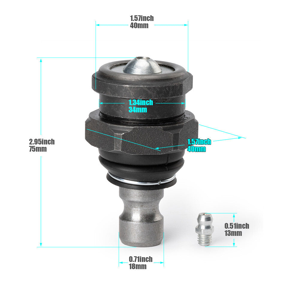 ya 5 8.7 4-Pack Death Grip Ball Joints for Polaris RZR XP1000 XP4 XP 1000 EPS Turbo