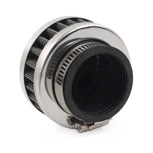 ya 8 5.26 Air Intake Filter Cleaner Rubber Bend Inlet Stainless Steel Mesh Motorcycle 42mm
