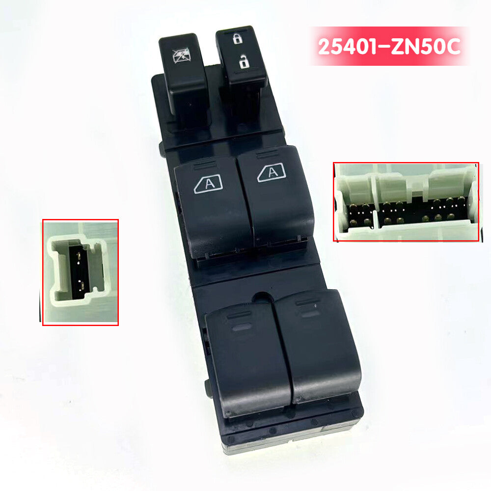 ya 1 8.5.1 The main power window switch is suitable for Altima Sedan 4-door 2007-2012 25401-ZN50C