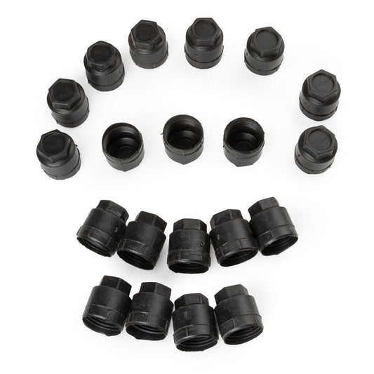 ya 2 7.14 for Buick for Chevrolet Camaro for GMC New Set of 20 Black Lug Nut Covers Cap 10028614