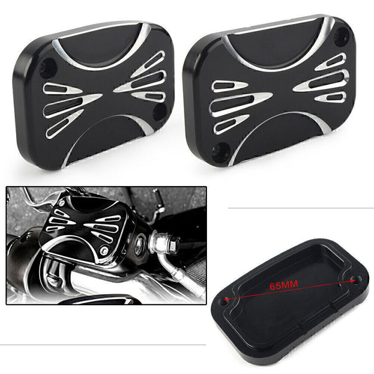 ya 4 6.17.2 1x Brake Master Cylinder Cover Fluid Cap for Harley Electra Road Glide Street
