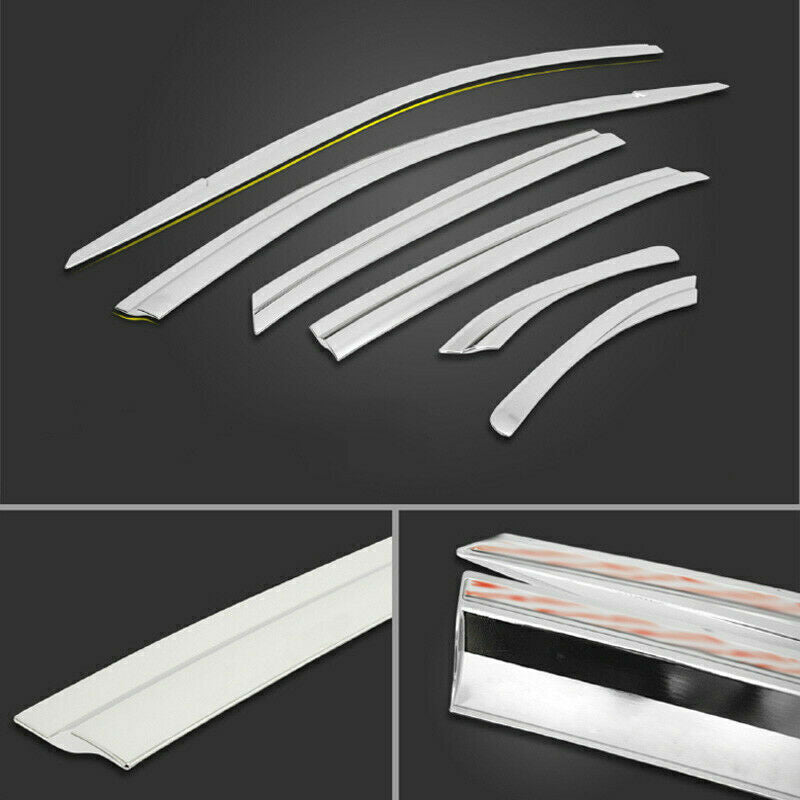 ya 2 6.26.2 2015 - 2022 for Nissan Murano Chrome Door Window Sunshade Sunshade Rain Cover