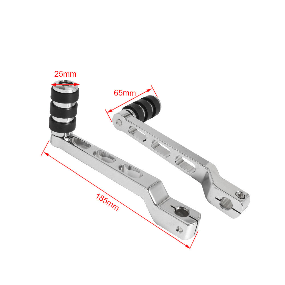 ya 5 8.7 Chrome toe gear shift lever with transmission pin for Harley Electra Road Glide