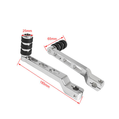 ya 5 8.7 Chrome toe gear shift lever with transmission pin for Harley Electra Road Glide