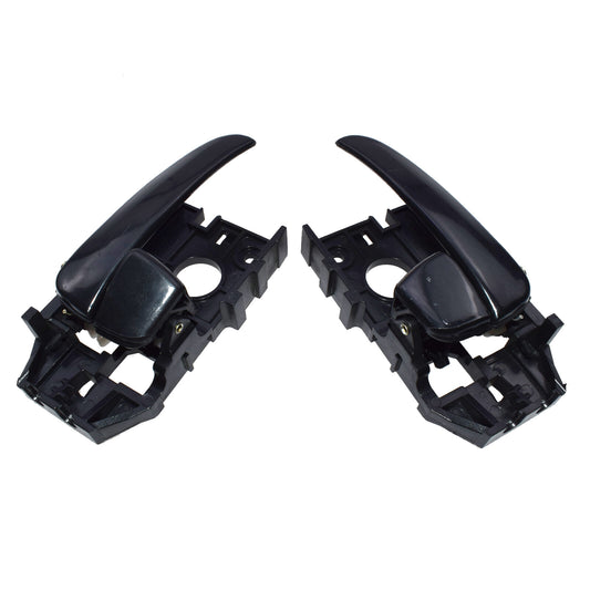ya 11 6.6 Pair Black Inside Door Handles LH & RH For 2001-2006 for Hyundai for Elantra