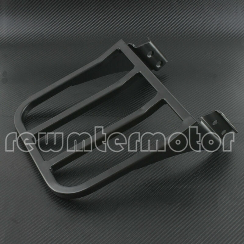 ya 12 5.21 Backrest Sissy Bar Luggage Rack Fit for Harley Sportster XL Dyna Softail Black