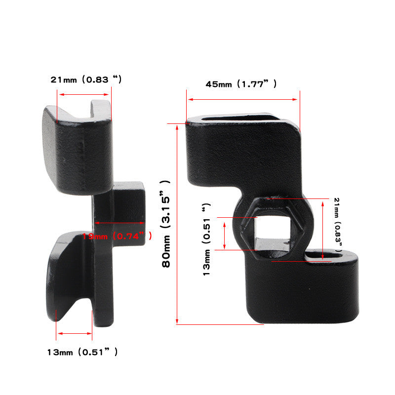ya 1 7.3 Wrench Extender Adapter for 1/2 Inch Drive Wrenches Extend More Lever Universal