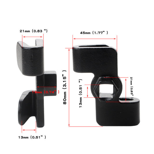 ya 1 7.3 Wrench Extender Adapter for 1/2 Inch Drive Wrenches Extend More Lever Universal