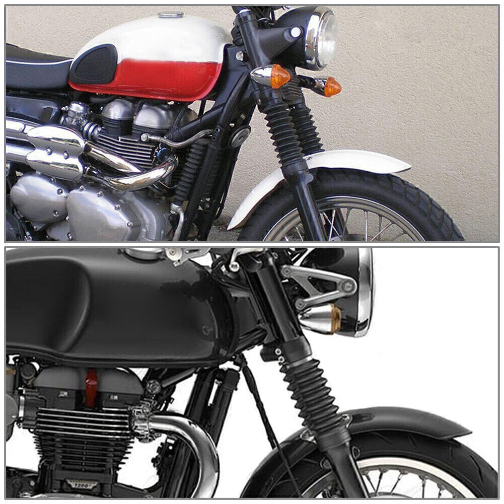 ya 5 8.7 Front Fork Rubber Cover Gaiters Boots Fit 1964-68 650 500 TR6 T120 T100