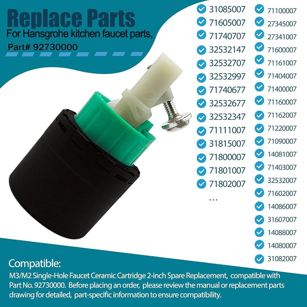 ya 14 Replacement Cartridge 92730000 for Kitchen Tap with Advanced Sealing h