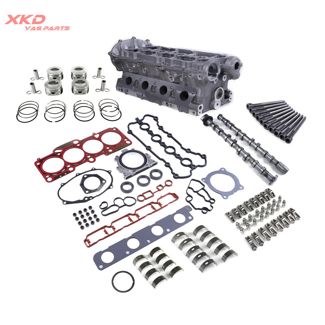 ya 27 7.2 2.0T Cylinder Head and Camshaft Reconstruction Kit for Volkswagen for Jetta , for Golf , for Audi A3, A4, BPY, BWA