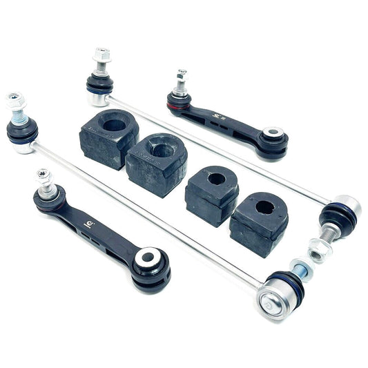 ya 11 10.28 8-piece front and rear stabilizer/rocker link + sway bushing for F25 F26 X3