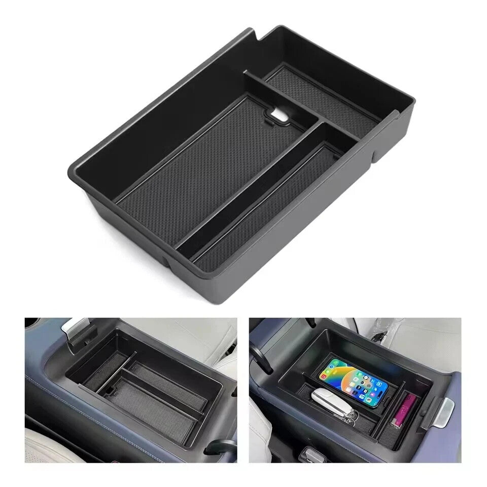 ya 2 6.26 for Xpeng G6 2023 2024 Armrest Storage Box Car Center Console Tray Organizer