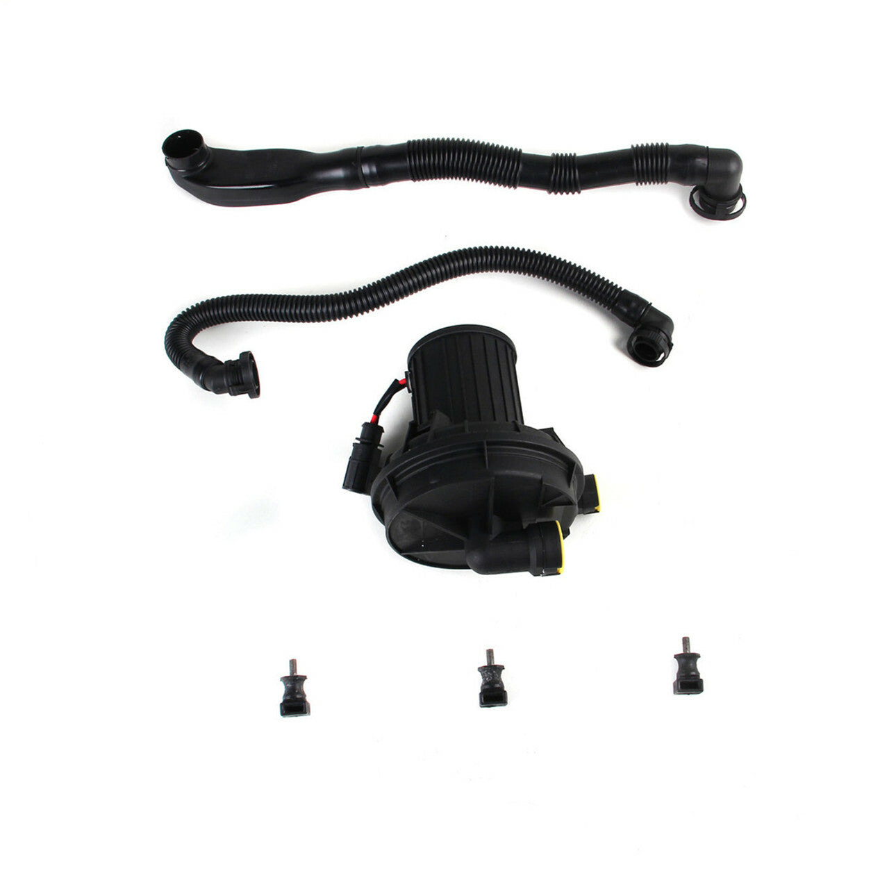 ya 5 8.7 Secondary Smog Air Pump W/ Intake Hoses Set Fit for VW for Passat for Audi A4 A6
