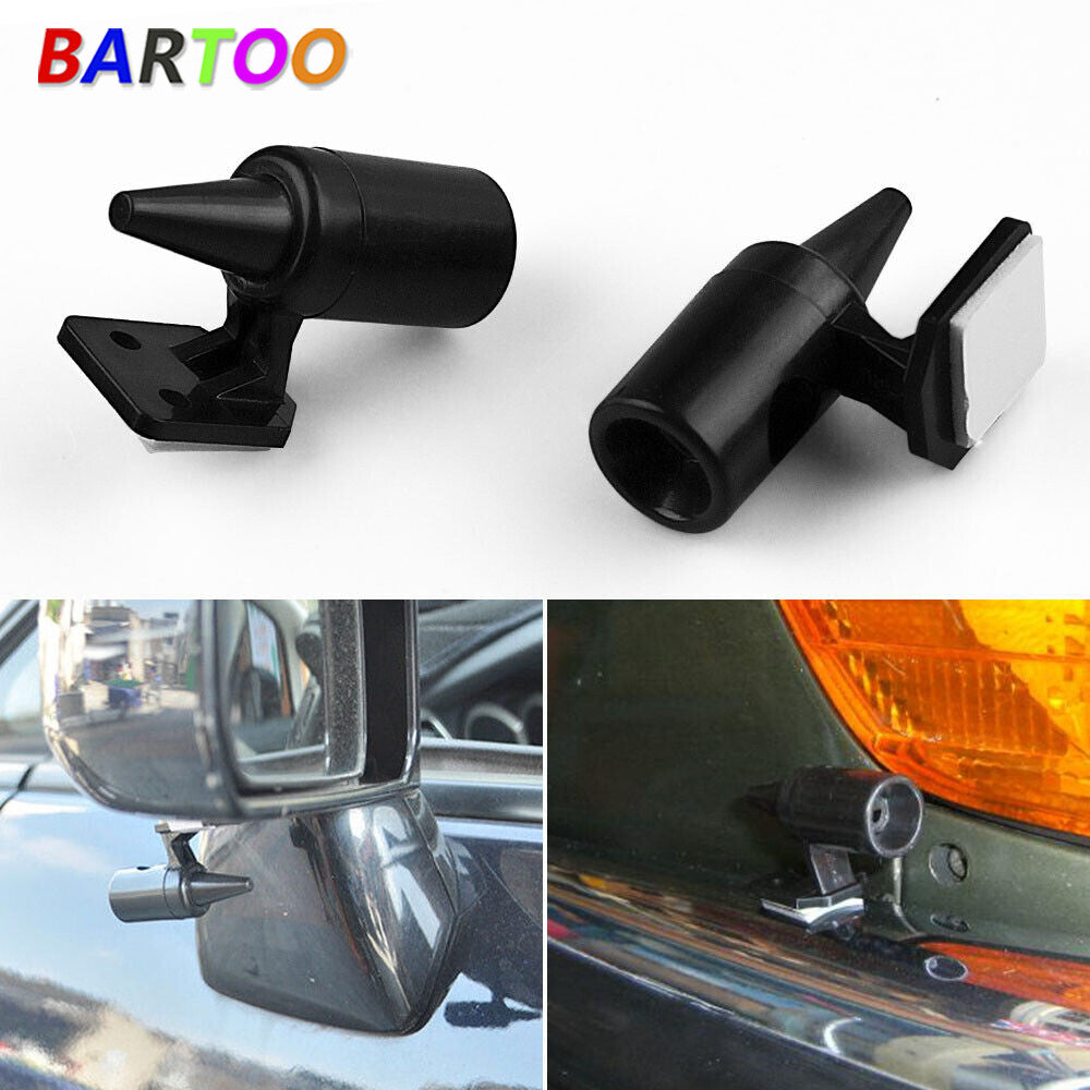 ya 10 5.29 2Pcs Animal Whistles Alert Automotive Car Deer Warning Sound Alarm Black