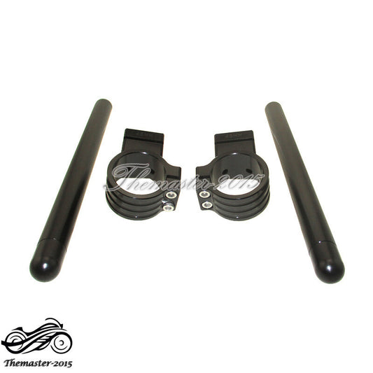 ya 2 6.30 45mm High Rise Clip-On Bracket Bar Handlebar For Pit Dirt Motor Bike Motard