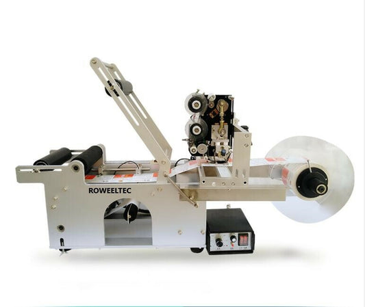 Automatic Round Bottle Labeling Machine with Date code printer, labeller b