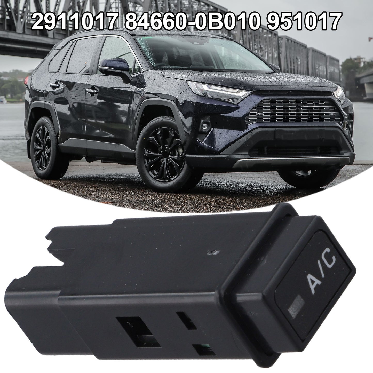 ya 12 5.28 for for Toyota 1995 - 2000 2911017 Car A/C System Switch Button Push-Press