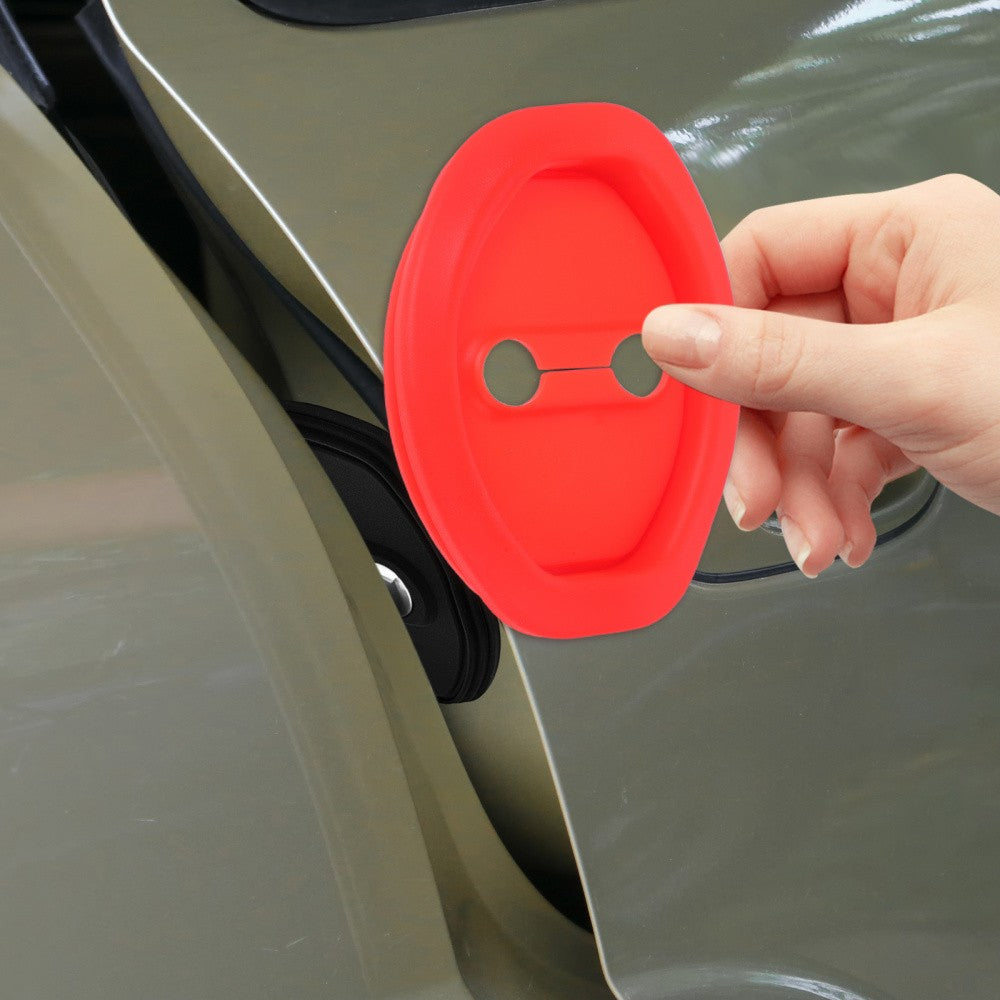 ya 5 8.7 4 Pcs Door Lock Protective Cover Car Protector Automotive Accessory Pads