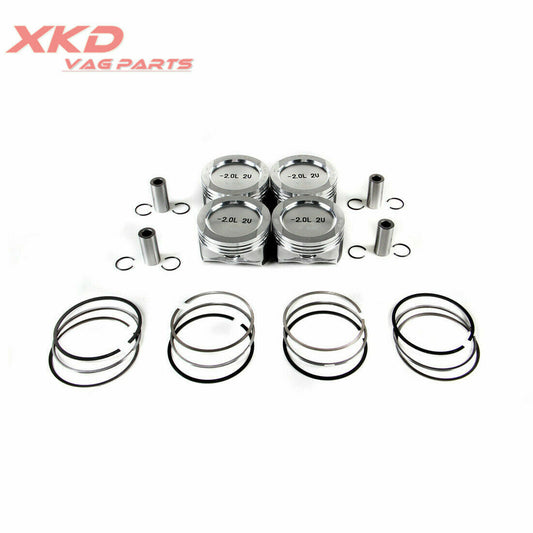 ya 3 6.25.2 Piston & Rings Set for VW for JETTA for Bora for Golf MK4 for Passat B5 Beetle 2.0 85KW
