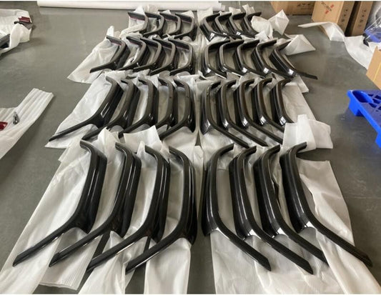 ya 13 5.27 Real Carbon Fiber Fender Flare 4 Pcs B900 Style for benz G Class