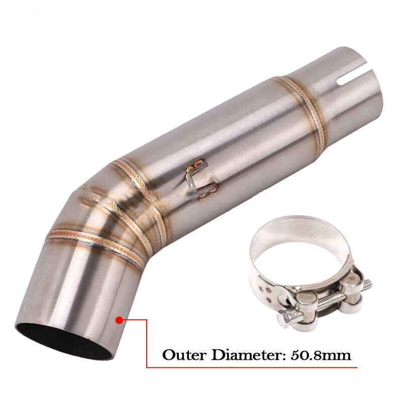 ya 5 8.7 Motorcycle for Suzuki GSXR 750 600 s Mid Link Pipe Slip On 51mm Muffler