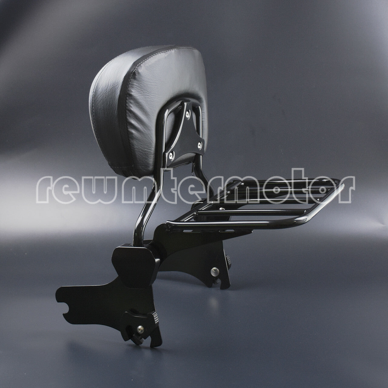 ya 3 6.25.3 Detachable Backrest Sissy Bar Luggage Rack Fit for Harley Road King Glide FLHX