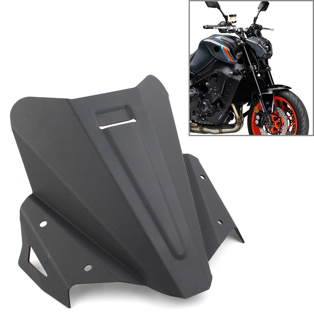 ya 4 6.21 Screen Windshield Windscreen Pare-brise for Yamaha MT09 MT-09 2021+ Black USA
