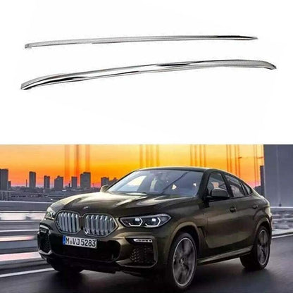 ya 5 8.7 Roof Rail Rack Side Rail Bar 2Pcs Fits for BMW X6 G06 2020 2021 2022 Aluminum
