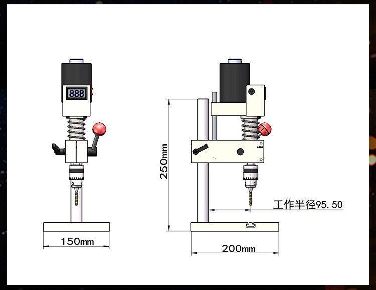 ya 26 Bench drill tapping machine milling machine bench drill small bench drill