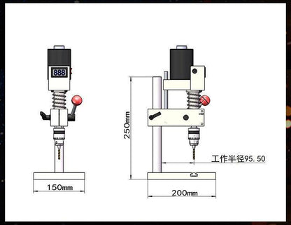 ya 26 Bench drill tapping machine milling machine bench drill small bench drill