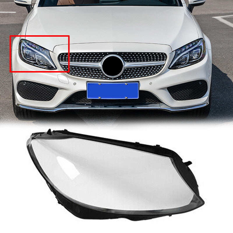 ya 1 8.5.1 A2059067403 Right Side Headlight Cover Headlamp Lens Lenses For W205 C180 C200 C300 15-2018