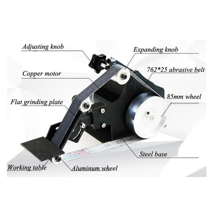 ya 17 SD-762WS Brushless 76225mm Belt Sander 800W Fixed Angle ening Machine