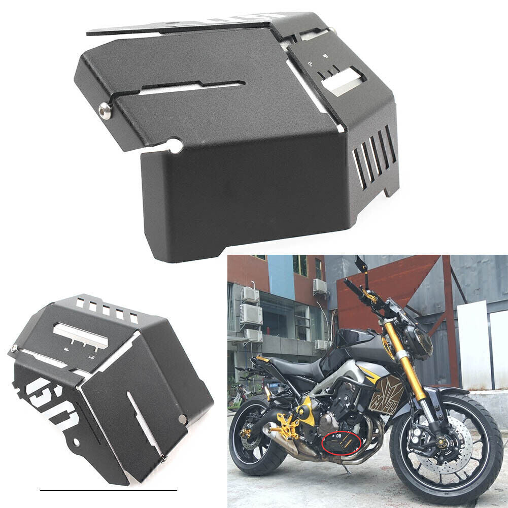 ya 1 7.8 Water Coolant Reservoir Tank Radiator Guard Cover Fit for Yamaha MT-09 FZ-09 14-18