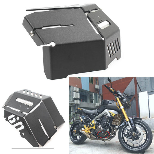 ya 1 7.8 Water Coolant Reservoir Tank Radiator Guard Cover Fit for Yamaha MT-09 FZ-09 14-18