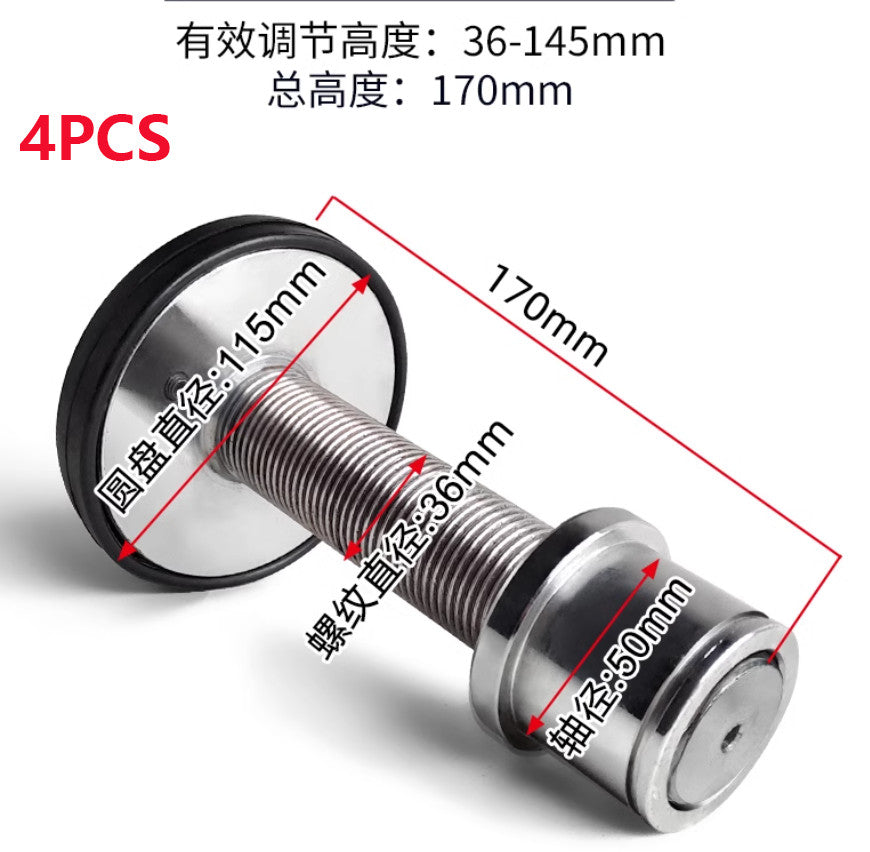 ya 5 8.7 xg-4PC Car Lift Rubber Round tray Heightening Feet Pads Shaft Diameter 50mm